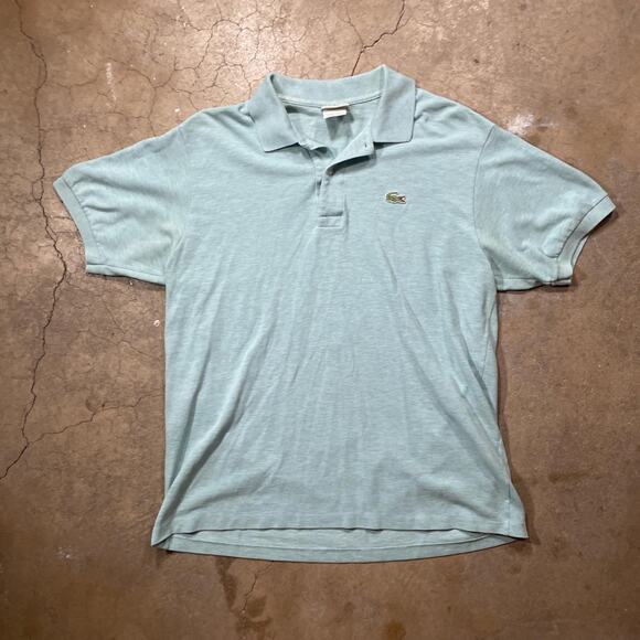 Lacoste Polo Shirt Mens L Blue Tennis Sports Golf Rugby - Picture 4 of 9